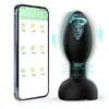 Directo de Fábrica Personalizado Rosa Negra Giratorio Retorcido Control Remoto APP Vibrador Plug Anal Masturbador Productos para Adultos