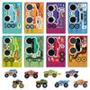 8 adesivos decorativos de veículos off-road legais montados para capa de celular, notebook, desktop, brinquedo infantil, adesivos atacado