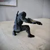 Portalápices Ninja 3D Decoración de Escritorio Adorno Soporte para Bolígrafos Portalápices Soporte para Gafas Papelería Regalo Creativo Personalizado Decoración Genial