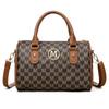 Novo Transfronteiriço Moderno Retrô Estampado Bolsa Travesseiro Portátil com Letras Bolsa de Ombro Três Propósitos Moda Bolsa Transversal para Mulheres