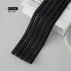 Venta directa de fábrica 6.5CM banda elástica de nailon de malla triangular colorida DIY cintura de vestido de mujer cinta elástica transpirable