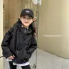 Chaqueta para Niña Otoño 2026 Nuevo Estilo Coreano Unisex Cortavientos Otoño/Invierno Sudadera con Capucha Color Sólido para Niños