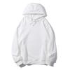 Sudadera holgada con capucha que reduce la edad, color puro, con capucha, transferencia de calor, patrón personalizado, logotipo, sudadera tipo jersey