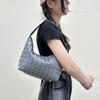 Nova Bolsa de Lancheira Tecida de Couro Genuíno da Moda Bolsa Feminina Bolsa de Almoço de Couro Genuíno Bolsa de Axila Bolsa de Mão Bolsa Tecida Matelassê