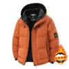 Jaqueta de Inverno Masculina de Algodão 2026 com Mangas Caídas, Roupa Corporativa, Casual, 11 Cores, Com Capuz, Acolchoada, Atacado