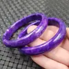 Pulsera de Jade Pulsera Verde Seco Morado Pulsera de Jade Lantian Pulsera de Jade Morado Pulsera para Mujer Anillo de Mano de Jade Pulsera de Jade