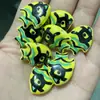 Acessórios de Contas Cerâmicas de Peixes Tropicais Pintados à Mão Desenho Animado Transfronteiriço Pacote de Materiais para Pulseira de Joias DIY Contas Soltas de Peixes do Oceano