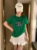 Loja Física Shisanxing de Guangzhou Fonte Camiseta de Algodão 220 Fios para Mulheres, Top de Manga Curta Direto da Fábrica, Fornecimento Exclusivo da Segunda Remessa de Verão