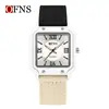 Reloj Oufani Impermeable con Números Romanos, Correa Simple de Nailon, Reloj de Cuarzo, Silencioso, Ligero, Reloj Unisex para Escuela Secundaria y Exámenes de Admisión a la Universidad
