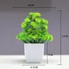 Spot Novos Bonsais Plantas para Decoração de Casa Pequenos Enfeites Flores Artificiais Plantas Verdes Plantas em Vasos Flores Artificiais Fábrica Atacado