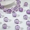 Al por mayor 12mm Cuentas de Vidrio Transparentes Hielo Transparente Redondas Cuentas Sueltas de Vidrio Material para Pulsera Collar Hecho a Mano DIY