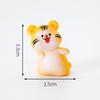 Muñeca de Reloj de Remo con Cabeza Inclinable del Zodiaco Decoraciones DIY Accesorios de Bolsas Ciega Micro Paisaje Adornos de Escritorio para Coche