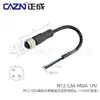 Conector à Prova d'Água Moldado Zhengcheng M12 Reto Cotovelo 3P4 Pinos 5 Furos 8 Núcleos 17 Núcleos Ip67 Plugue de Aviação Macho e Fêmea