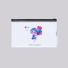 Bolsa de Embalaje de Pollito de Dibujos Animados Nueva, Bolsa Semi-Transparente Mate con Cierre de Cremallera Auto-Sellante, Bolsa para Accesorios de Bolígrafo, Bolsa de Plástico para Gomas Elásticas