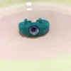 Anillo de dibujos animados de monstruo flocado nuevo de otoño e invierno para mujer, lindo y divertido anillo abierto para todo tipo de combinaciones, para novias y parejas, dedo índice.