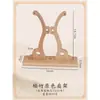 Marco de Seda Artesanía Tradicional Kit de Materiales DIY Marco de Abanico de Mango Largo Marco de Abanico Redondo Varillas de Abanico Materiales Hanfu Infantil