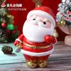 Porta lápices de Santa Claus con luz nocturna, nuevo producto transfronterizo, decoración creativa para Nochebuena, regalo para niños, venta al por mayor