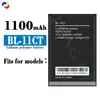 Adecuado para Batería de Teléfono Móvil Tecno Transsion Bl-11Ct 1100Mah Nueva Batería de Gran Capacidad Venta al por Mayor de Fábrica