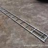 Escalera de aluminio con gancho para entrenamiento contra incendios, escalera de rescate de gran altitud, escalera de escape, escalera de escalada plegable