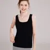 Outono e inverno novo feminino cashmere gola U sem mangas solto all-match emagrecimento elegante cashmere malha colete para mulheres