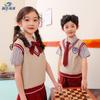 Uniforme de primaria Lanyang Beibei entrega de una pieza ropa deportiva de verano para niños de dos piezas ropa de clase jardín de niños ropa de jardín