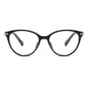 Gafas de montura completa estilo ojo de gato retro 9970 para mujer, efecto adelgazante sin maquillaje, se pueden equipar con lentes graduados, gafas versátiles y a la moda