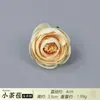 4cm Botão de Chá Adorno de Cabeça Étnico Grampo de Cabelo Flor Artificial para Cabeça DIY Fantasia Antiga Companhia de Bolo Caixa de Presente Flor Decorativa