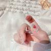 Anel de letra de zircônia brilhante banhado a platina 18k 26 letras inglesas ajustável diamante flash micro-incrustado anel aberto