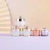 Botella de Acrílico Personalizada de 10G15G30G para Crema Envase Cosmético Botella para Crema de Ojos Crema Facial Botella Vacía Botella Recargable para Loción