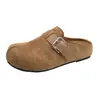 Zapatos Birkenstock para mujer 2026 modelo nuevo, zapatos de dedo dividido peculiares y lindos, suela gruesa, que aumentan la altura, mules casuales retro sin cordones