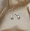 Pendientes Pequeños de Perla para Regalo, Aretes Pequeños para Estudiantes, Pendientes Pequeños de 6 mm con Forma de Grano, Venta al por Mayor en Grandes Cantidades