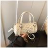 Bolsa Pequeña de Bordado de Diamantes para Mujer 2026 Nuevo Verano Versátil Bolso Cruzado de Moda Exquisito Súper Popular Bolso de Mano Bolso Redondo Tipo Cubo