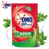 Detergente para Ropa Omo Montaña de Nieve Yulong Rosa 400g Fragancia Duradera Bolsa Paquete de 24 Suavizante Lavanda