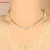 Collar de Perlas Estilo Coreano 412 Cadena para Clavícula de Mujer Accesorios para Vestido de Verano Estilo Francés Joyería Ajustable