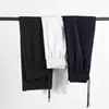 Novas calças lisas, calças atléticas versáteis de cintura alta, calças de perna larga 2025, calças retas femininas, roupa casual outono/inverno, adequadas para vendas transfronteiriças