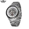 T-Winner / Winner 8067 Reloj Mecánico Automático Completo con Calado Popular para Negocios