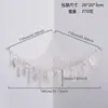 Bolsa de Malla Triangular para Productos Nuevos Transfronterizos, Tejida a Mano con Hojas, Borla Colgante, Almacenamiento, Decoración de Pared para Hogar y Dormitorio, Venta al por Mayor