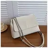 Bolso de Hombro Retro con Cadena para Mujer 2026 Otoño e Invierno Nueva Moda Versátil para el Trabajo Bolso Sobre de Gran Capacidad Bolso Cruzado de Moda