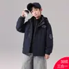 Jaqueta 3 em 1 infantil com forro de fleece para outono e inverno, impermeável, para atividades ao ar livre, destacável, nova moda 2026 para meninos e meninas