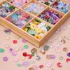 Esmalte Acessórios Mistos Criativos DIY Handmade Colar Pulseira Frisado Material Brincos Brincos Cabelo Grampo Acessórios