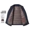 Chaqueta de Invierno Cálida de Plumas para Hombre Chaqueta Cálida de Plumas para Hombre Forro Extraíble para Hombre Chaqueta Casual para Exteriores para Hombre