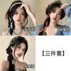Faixa de Cabelo Trançada Floral Super Fada Retrô para Mulheres, Faixa de Cabelo de Fita All-In-One de Alta Moda, Lenço de Seda, Prendedor de Cabelo, Acessórios de Cabelo, Faixa de Cabelo