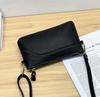 Bolsa Feminina TOGO Couro Bovino Camada Superior Nicho Luxo Leve Versátil Clutch Bolsa de Mão Simples Porta-Moedas de Celular Feminino