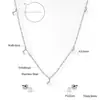 Pendientes de Estrella de Diamante Flash Calados de Diseño Europeo y Americano Cadena para Clavícula Colgante Conjunto de Collar y Pendientes de Estilo Frío Simple para Mujeres