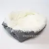 Nido para gatos transfronterizo alfombrilla para mascotas nido para perros de doble propósito alfombrilla para gatos pelo largo terciopelo surcoreano colchón para gatos nido para mascotas nido de otoño e invierno se puede montar