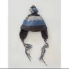 Otoño e invierno Nuevo gorro Lei Feng tejido para mujer, cálido, con protección para las orejas, lindo, con puntera, hecho a mano, tejido, con borla, de lana