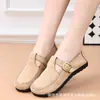 Zapatos de Tela Estilo Nuevo 2025 Old Beijing para Mujeres de Mediana Edad y Mayores, Zapatos Cómodos y No Cansados, Zapatos Casuales de Primavera y Otoño para Mamá, Zapatos de Mujer