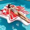 Jincheng Flotador Inflable Hoja de Arce Juguete para Jugar en el Agua Toldo para el Sol Silla de Playa con Respaldo Aspersor de Agua Piscina para Bronceado Doble Protección Solar Tour