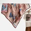 90 Nuevo Estilo Exótico Azul Otoño/Invierno Versátil Bufanda Exterior de Terciopelo para Mujer, Bufanda Cálida, Pañuelo para el Cuello, Bufanda Cuadrada Grande