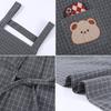 Delantal de Hogar Estilo Coreano Cocina Transpirable Estampado Logo Unisex Comedor Resistente al Desgaste Cintura Anti-suciedad Dibujos Animados Restaurante